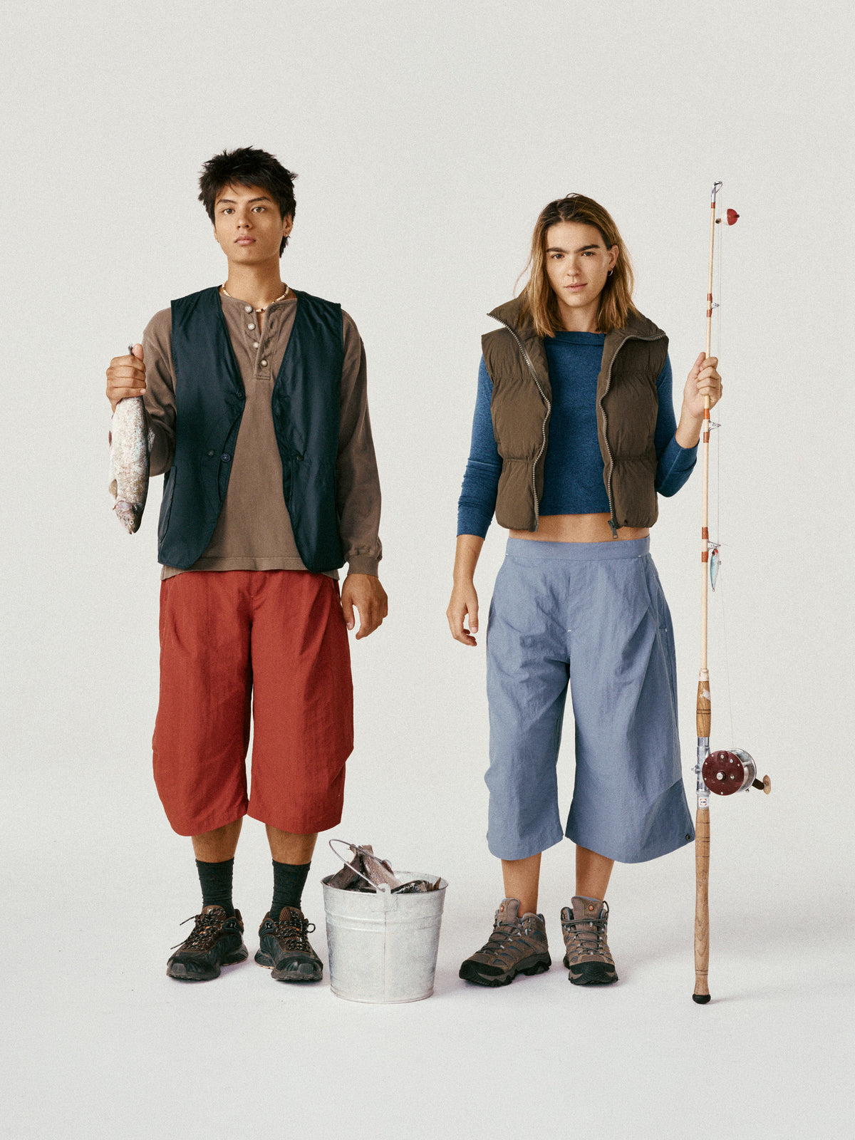 Nagi Knee Pant (Light blue)