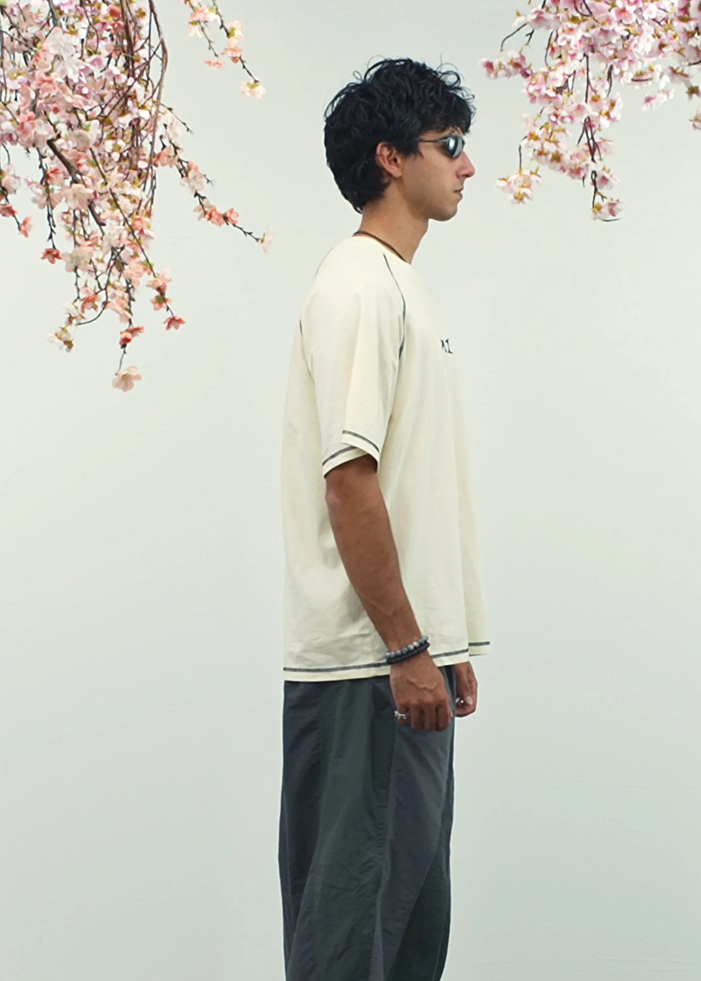 Raglan Climbing Tee (Cream) - Kawa Club