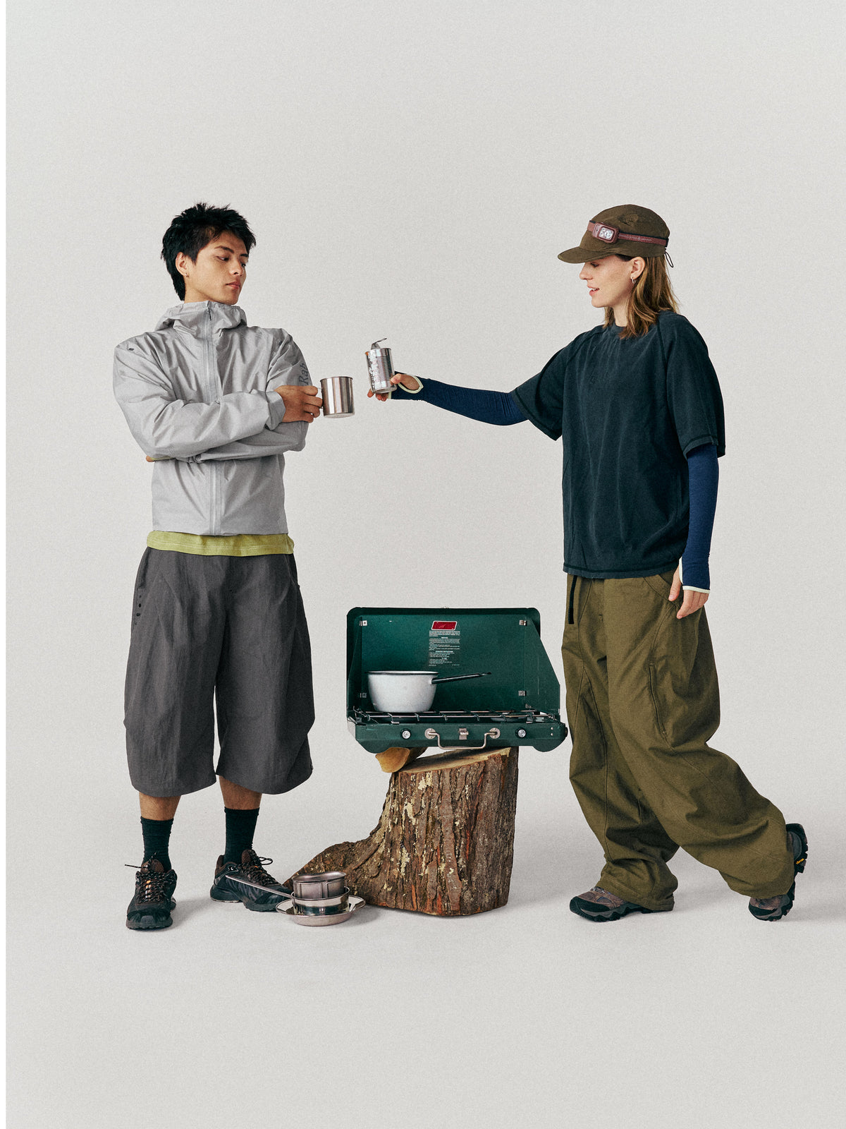 Nagi Knee Pant (Grey)