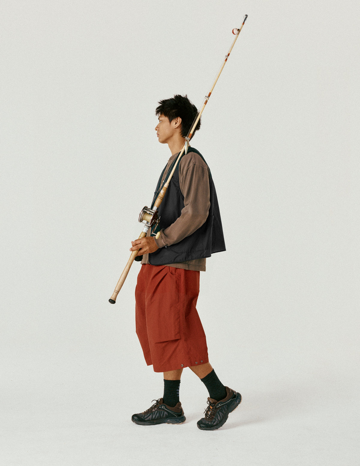 Nagi Knee Pant (Red)