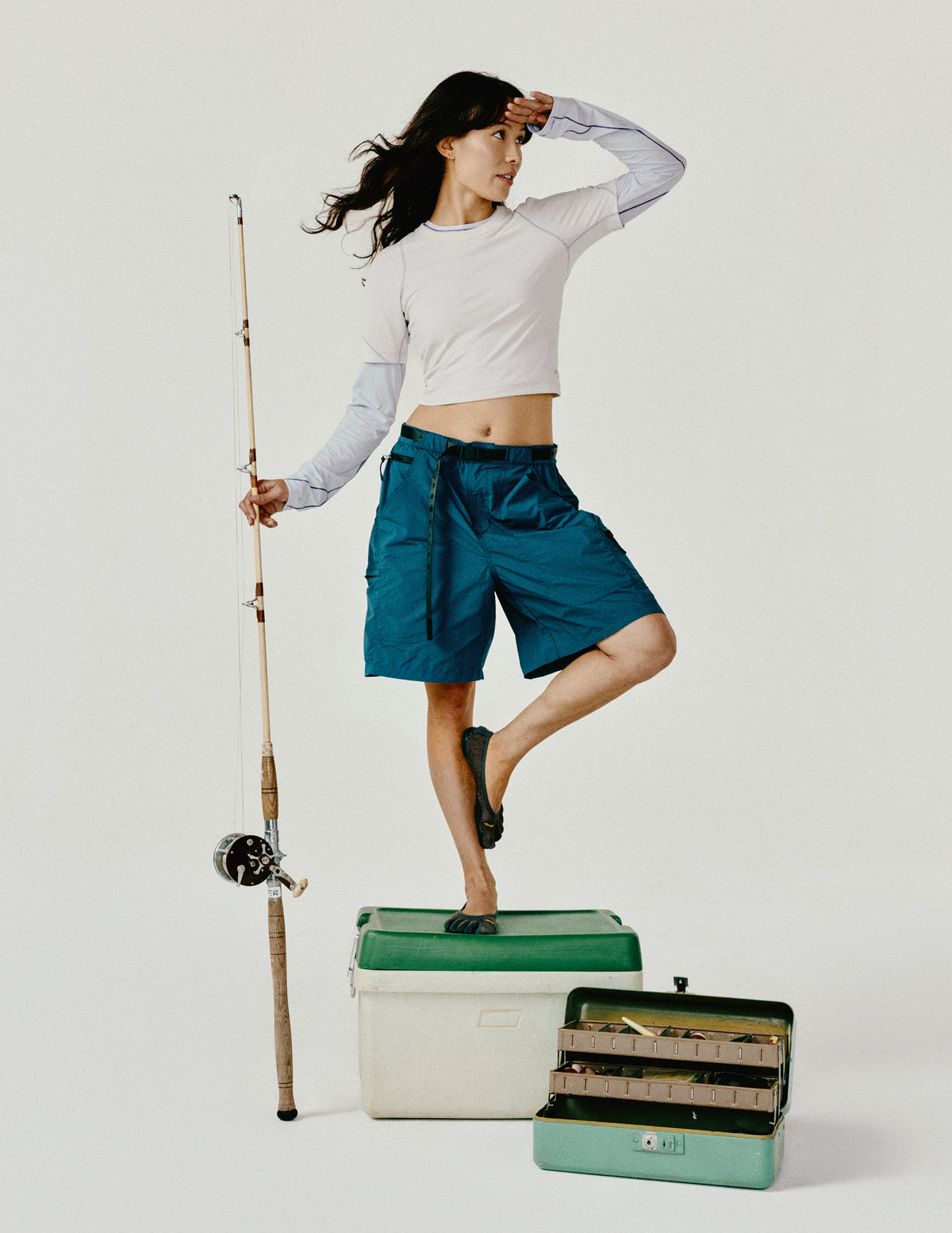 Mantis Belted Short (Blue)