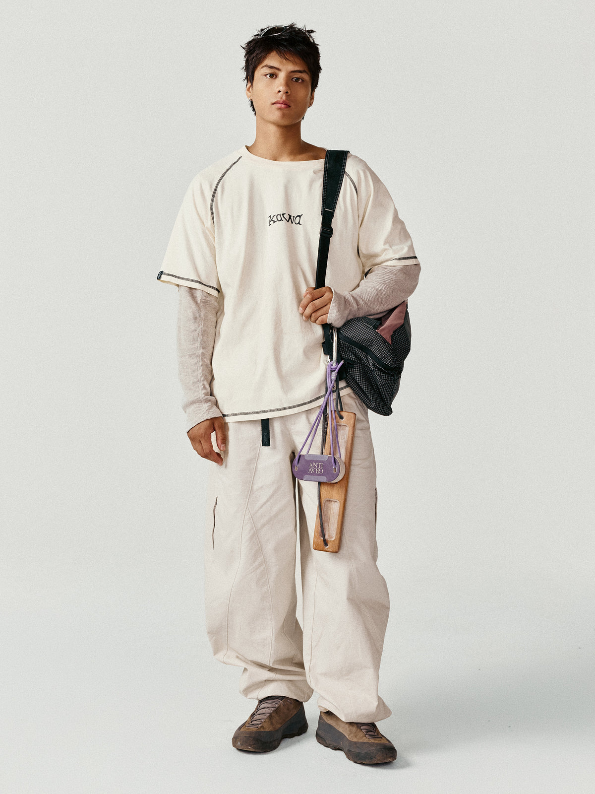 Cotton Cicada Pants (Cream)
