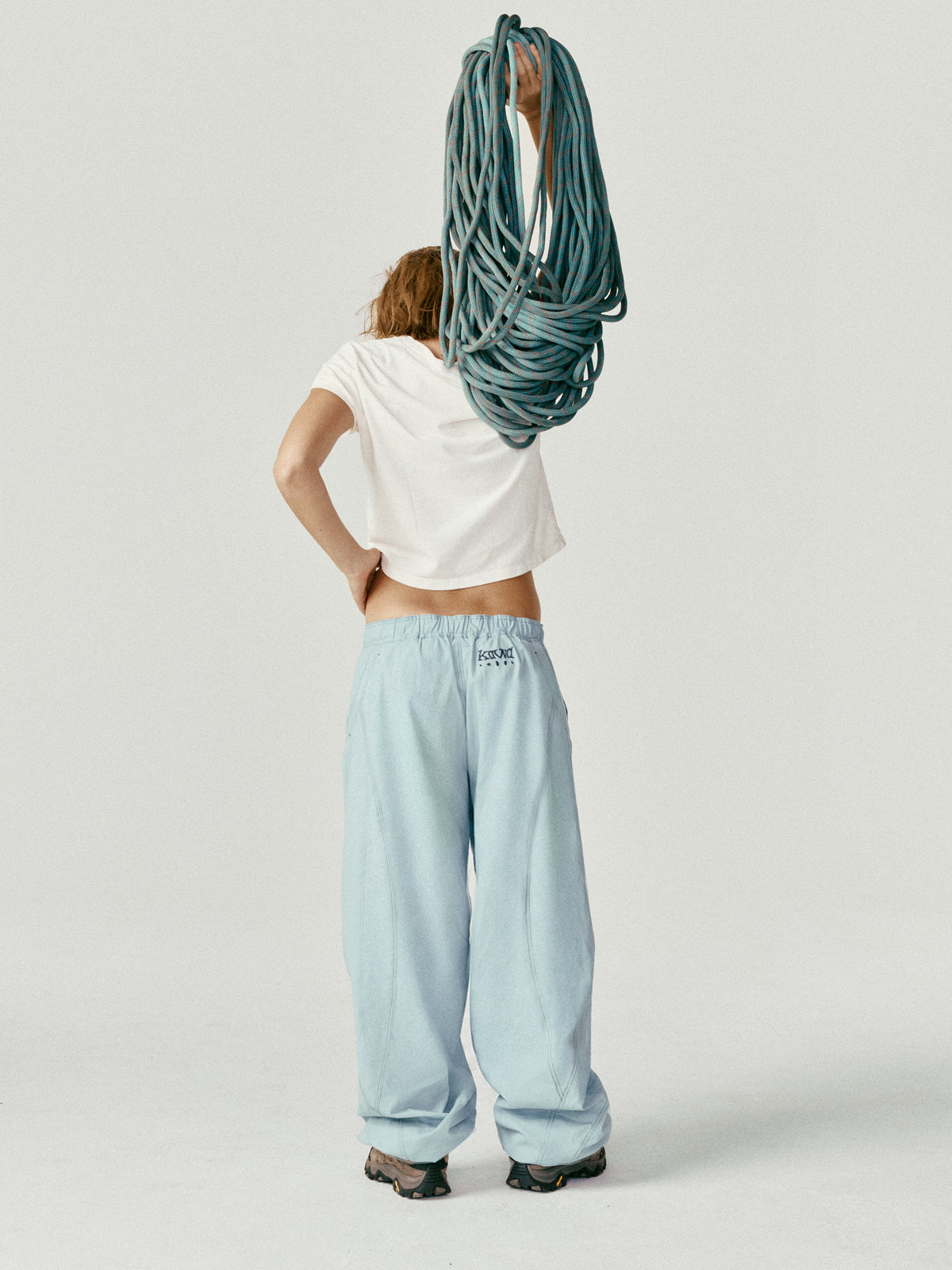 Cotton Cicada Pants (Light Blue)