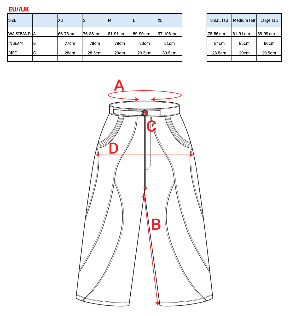 EU Sizechart Image